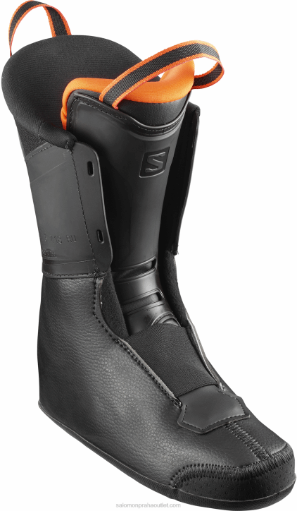 Salomon Černá červená juniorské - dětské boty na sjezdovku - s/max 65 28B61370