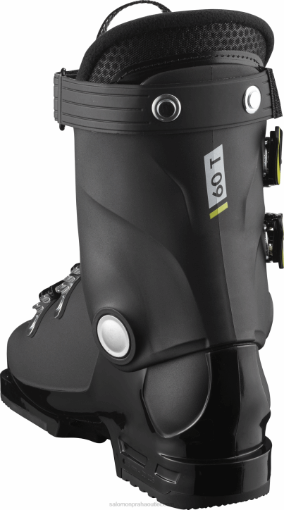 Salomon černá/kyselá zelená juniorské - dětské boty na sjezdovku - s/max 60 rt 28B61375