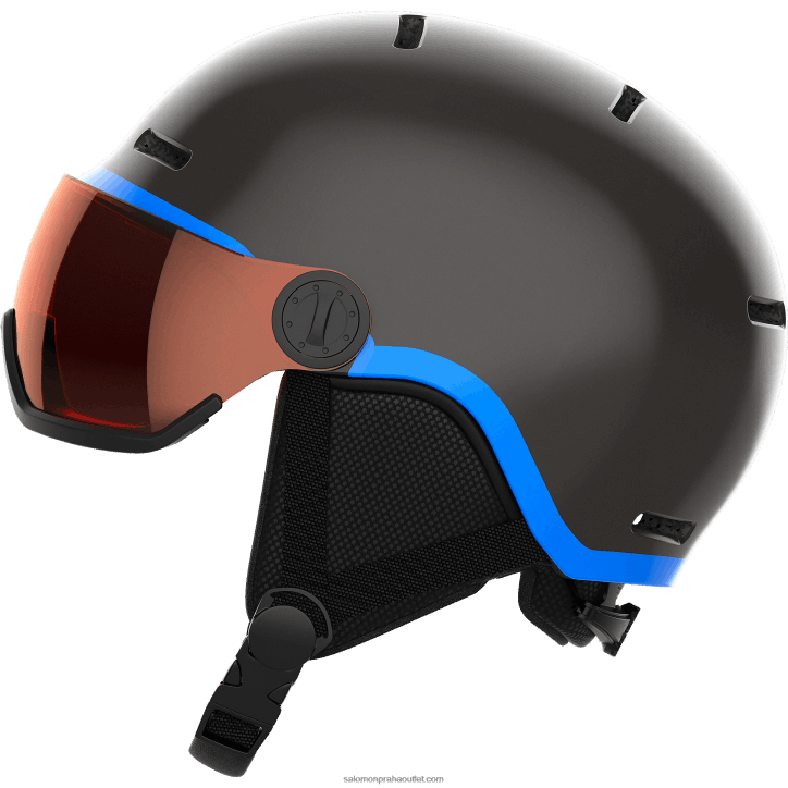 Salomon Černá junior - dětská přilba - hledí grom 28B61388