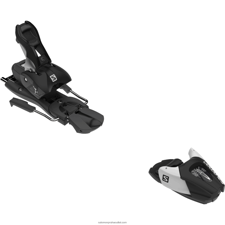 Salomon Černá bílá junior - dětské all-mountain vázání - l7 gripwalk 28B61381