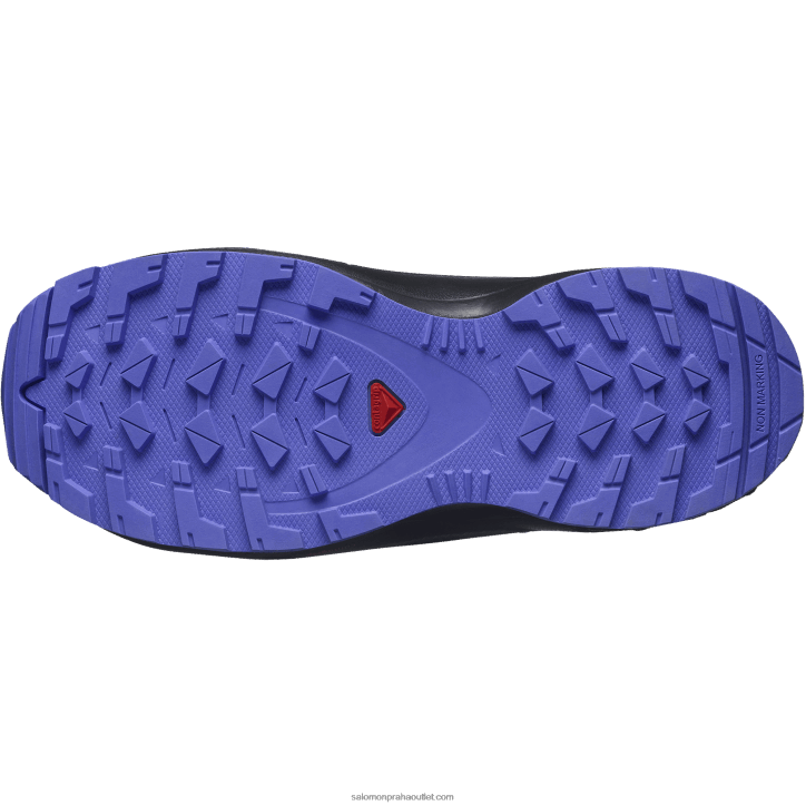 Salomon astrální aura/černý/fialový vřes juniorské - dětské boty - xa pro v8 clima voděodolné 28B61359