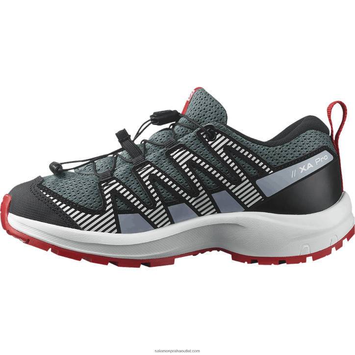 Salomon bouřlivé počasí/zen blue/goji berry juniorské - dětské boty - xa pro v8 28B61357