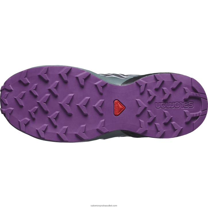 Salomon lomové/černé/šumivé hrozny juniorské - dětské boty - speedcross 28B61353