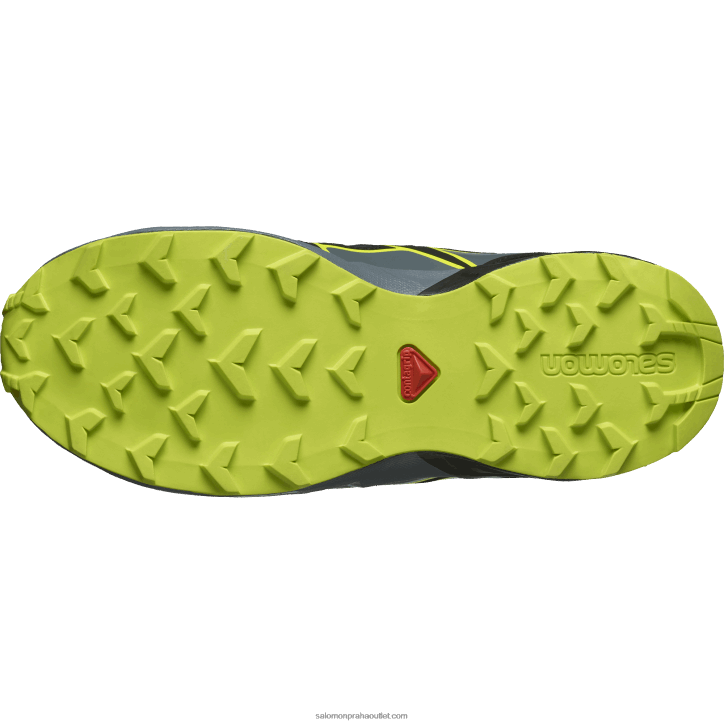 Salomon námořní modrá/černá/kyselá limetka juniorské - dětské boty - speedcross clima voděodolné 28B61344