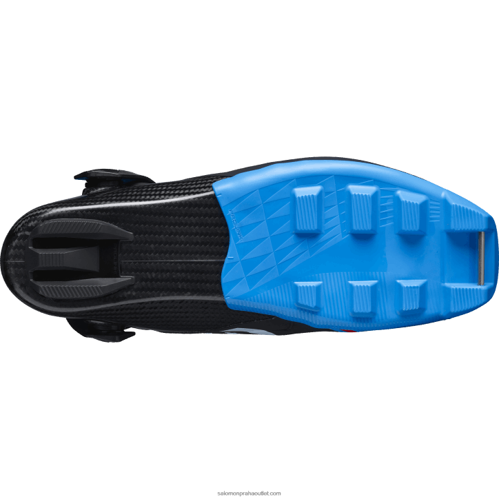 Salomon černá/procesní modrá pánské bruslařské nordic boty - s/lab carbon skate el 28B6697