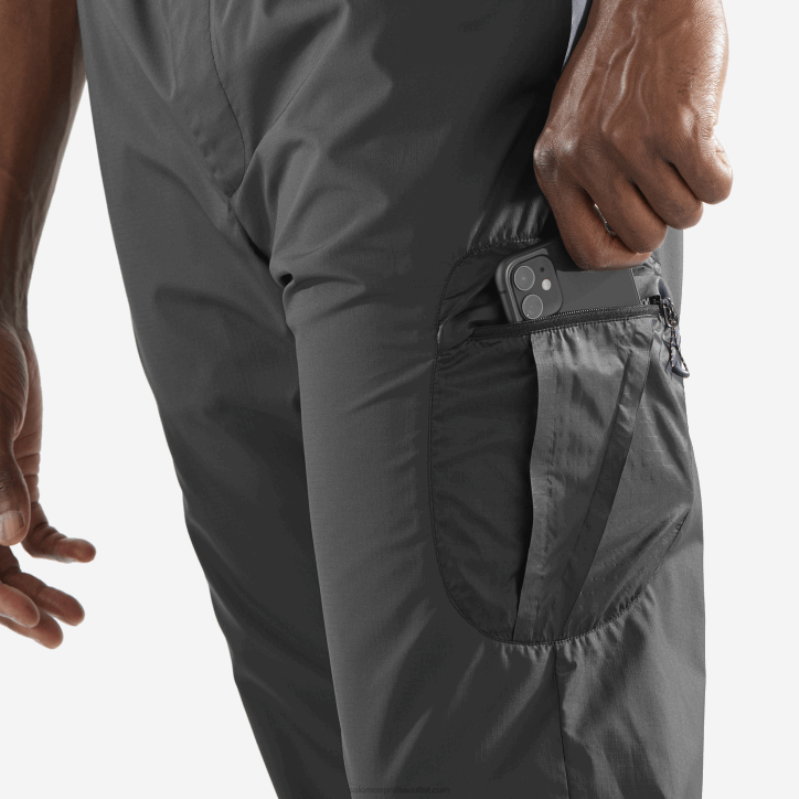 Salomon sytě černá/bílá pánské kalhoty - equipe 28B6247