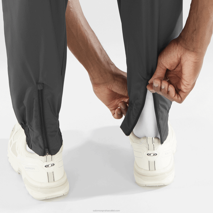 Salomon sytě černá/bílá pánské kalhoty - equipe 28B6247