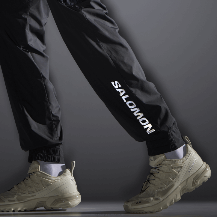 Salomon sytě černá/bílá pánské kalhoty - equipe 28B6247