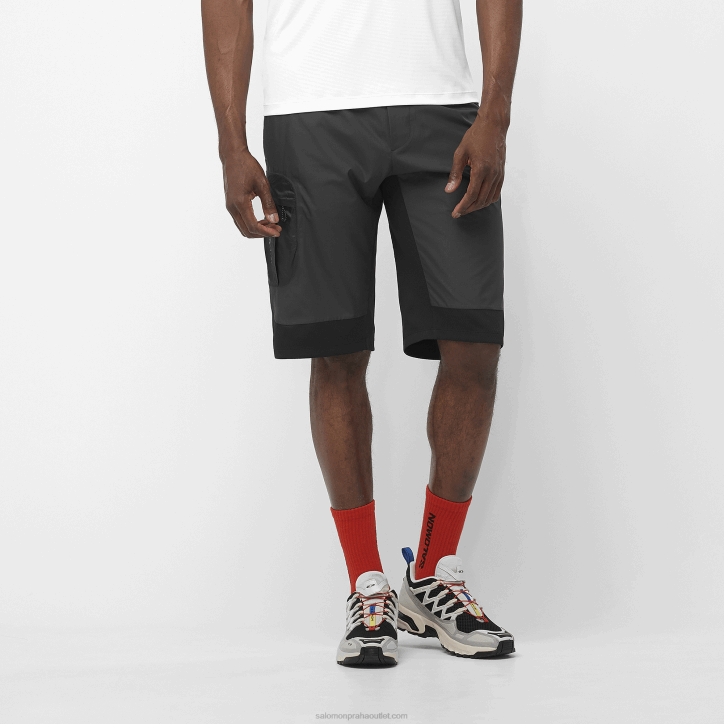 Salomon Tmavě černá pánské kraťasy - equipe 28B6260