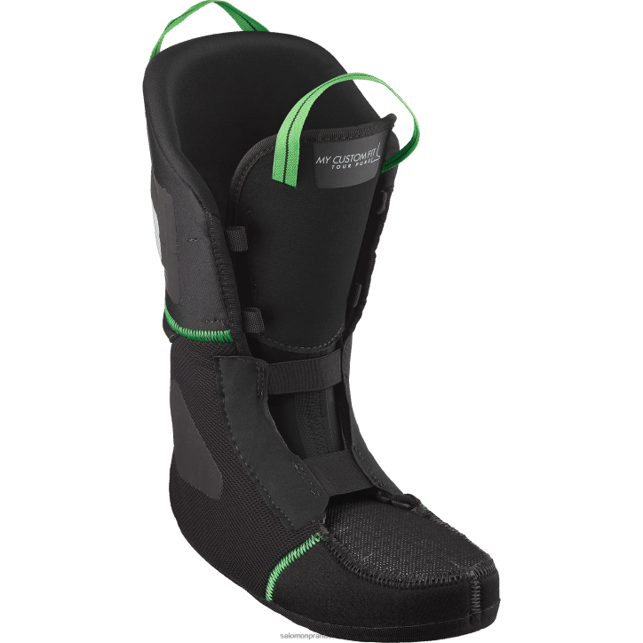 Salomon černá/pastelově neonově zelená 1/deštivý den pánské turistické boty - mtn summit pure 28B61233