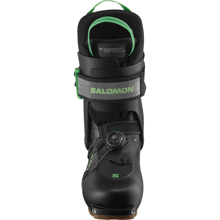 Salomon černá/pastelově neonově zelená 1/deštivý den pánské turistické boty - mtn summit pure 28B61233