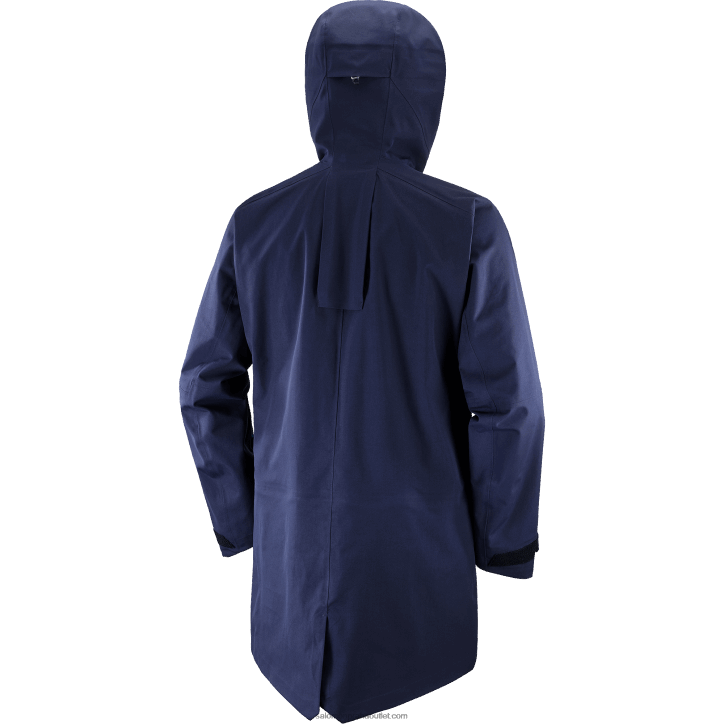 Salomon noční obloha/pečená kešu pánská skořápková bunda - stoj 3l dlouhý 28B6551