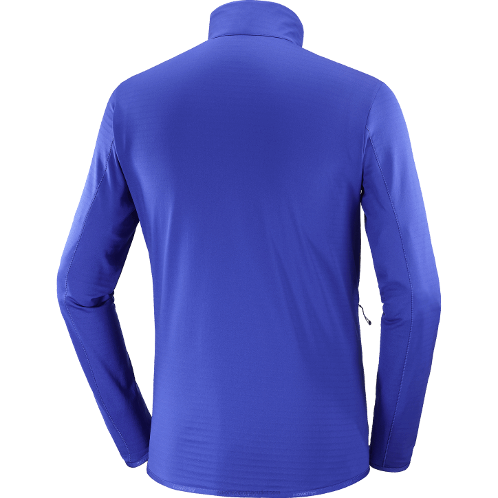 Salomon procházet web pánská celopropínací střední bunda na zip - nezbytná lehká hřejivá 28B6554