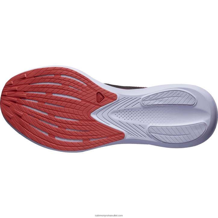 Salomon cyklistická červená/fialová vřes/zářivá oranžová pánské běžecké boty - fantasma 28B61072