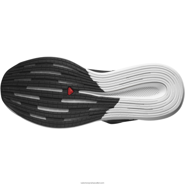 Salomon černá / bílá / planoucí oranžová pánské běžecké boty - spectur 28B61078