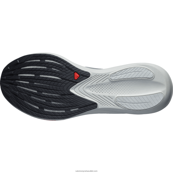 Salomon slitina/měsíční skála/mák červená pánské běžecké boty - fantasma 28B61074