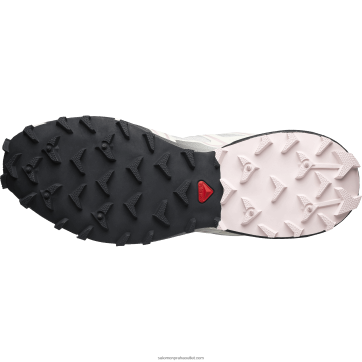 Salomon bílá/ebenová/kolébková růžová pánské sportovní boty - speedcross 3 28B6181