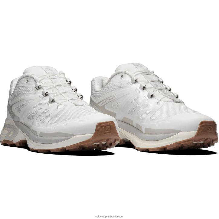 Salomon bílý/měsíční kámen/vanilkový led pánské sportovní boty - xt-wings 2 28B6195