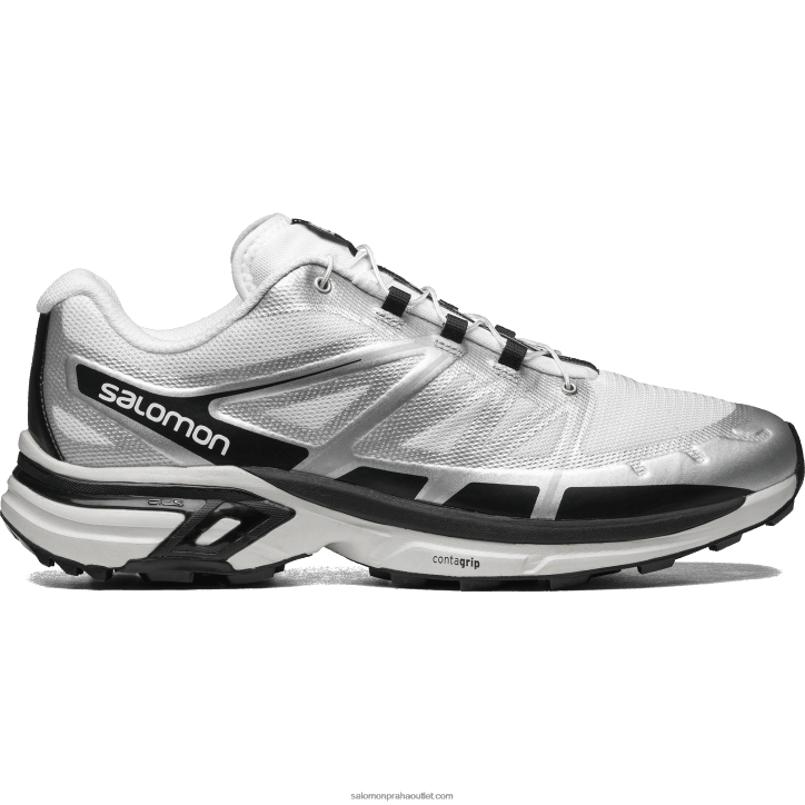 Salomon bílá/stříbrná metalíza x/černá pánské sportovní boty - xt-wings 2 28B6194
