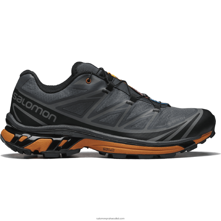 Salomon černá/ebenová/marmeláda pánské sportovní boty - xt-6 gore-tex utility 28B6126