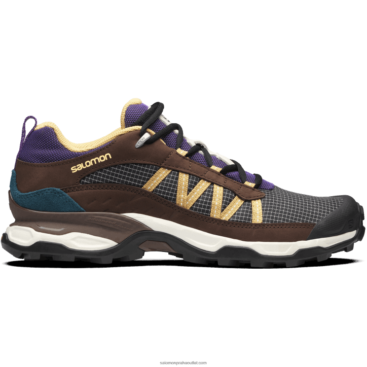 Salomon vanilková zmrzlina/čokoládový fondant/podzimní list pánská sportovní obuv - úkrytová nízká kůže 28B6174