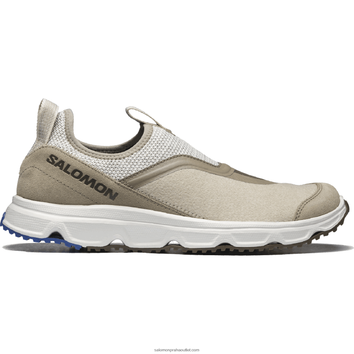 Salomon vintage khaki/peří šedá/major hnědá pánské boty ve sportovním stylu - rx přiléhavé zimní dobrodružství 28B6162