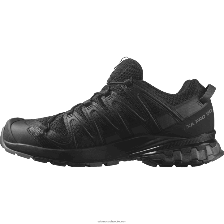 Salomon černá/magnet pánské trailové běžecké boty - xa pro 3d v8 28B61479