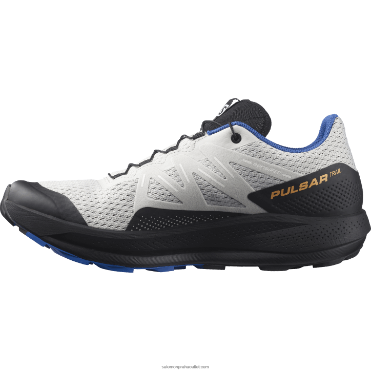 Salomon měsíční skála/černá/oslnivě modrá pánské trailové běžecké boty - pulsar trail 28B61461