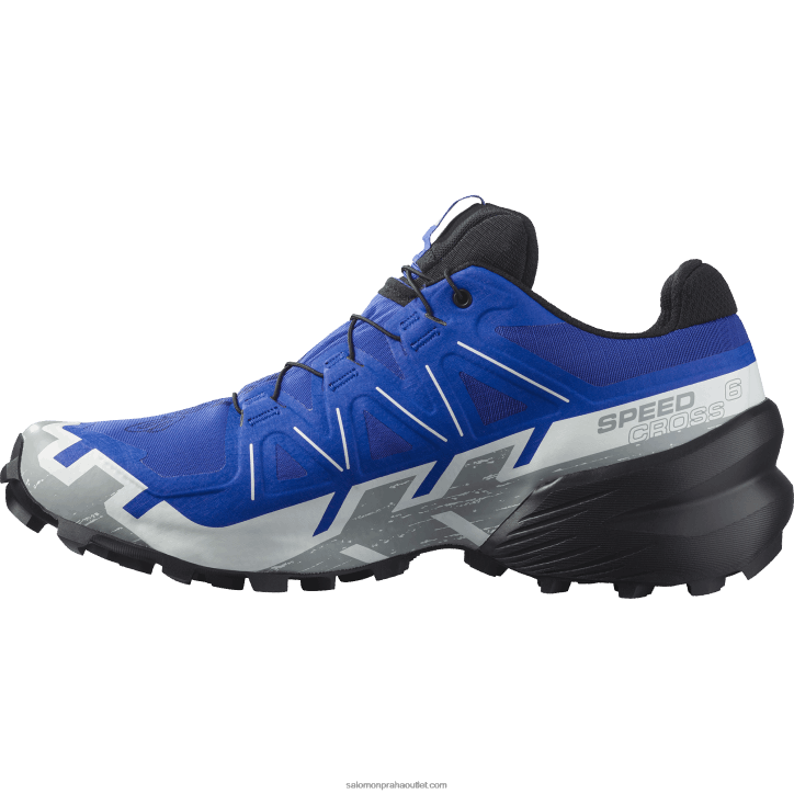 Salomon námořní modrá/černá/bílá pánské trailové běžecké boty - speedcross 6 goretex 28B61467