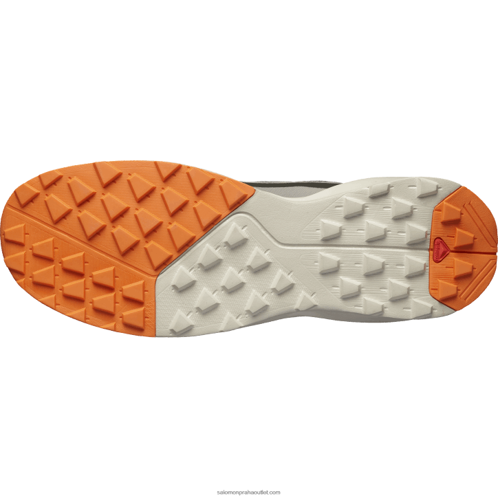 Salomon cínový/peří šedý/šarlatový ibis pánská turistická obuv - hlídka 28B648