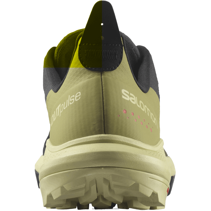 Salomon černá/pórková zelená/mákově červená pánská turistická obuv - outpulse 28B628