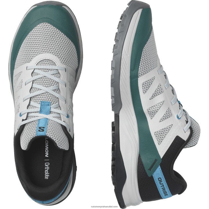 Salomon měsíční skála/černá/alžírská modrá pánská turistická obuv - outrise 28B623