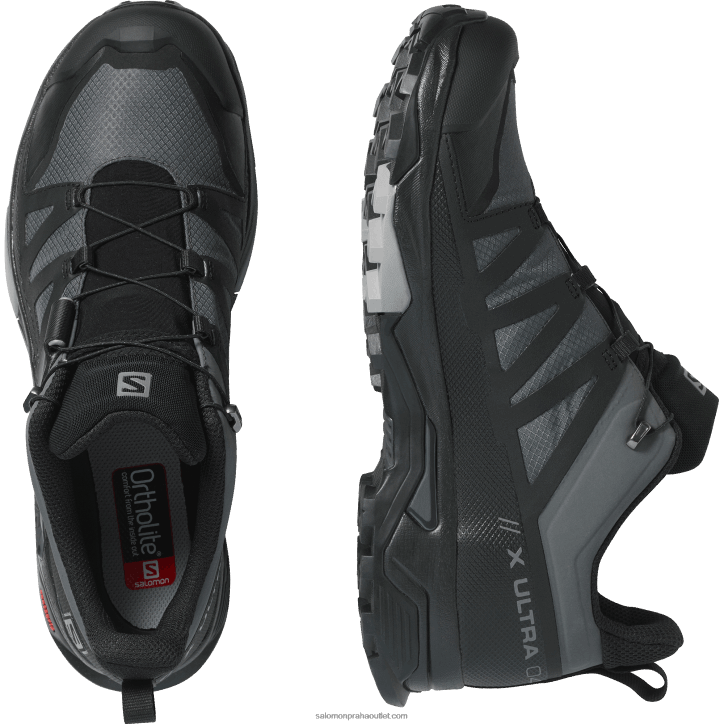 Salomon magnet/černý/pomník pánská turistická obuv - x ultra 4 široký goretex 28B641
