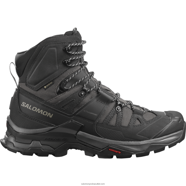 Salomon magnet/černo/lom pánské kožené turistické boty - quest 4 goretex 28B67