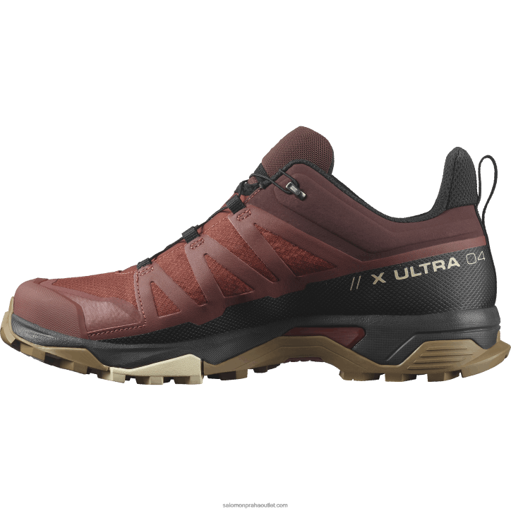 Salomon pálená henna/černá/matná zlatá pánská turistická obuv - x ultra 4 goretex 28B615