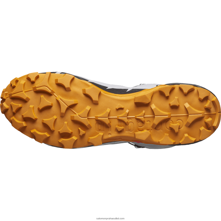 Salomon racek/marmeláda/černý pánské turistické boty - cross hike 2 mid gore-tex 28B637