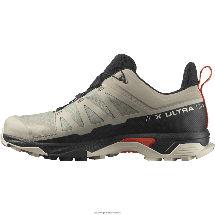 Salomon ročník khaki/černé/třešňové rajče pánská turistická obuv - x ultra 4 goretex 28B618