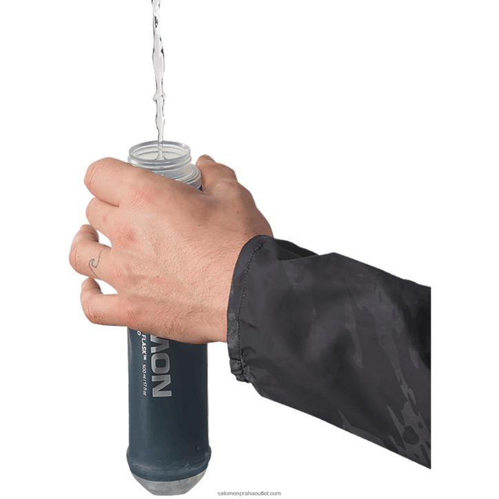 Salomon šedá břidlice pánské hydratační doplňky - měkká baňka 500ml/17oz rychlost 42 28B6393