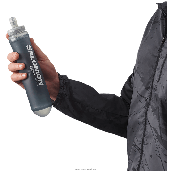 Salomon šedá břidlice pánské hydratační doplňky - měkká baňka 500ml/17oz rychlost 42 28B6393