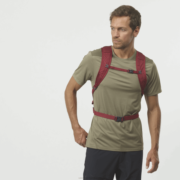 Salomon aura oranžová/cyklistická červená pánská každodenní taška - průkopník 10 28B6361