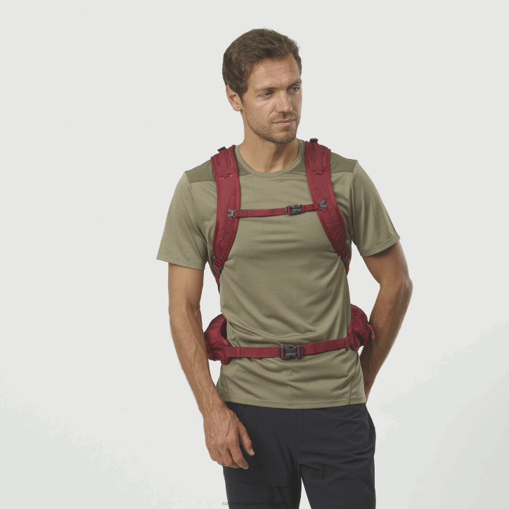 Salomon aura oranžová/cyklistická červená pánská každodenní taška - průkopník 30 28B6366