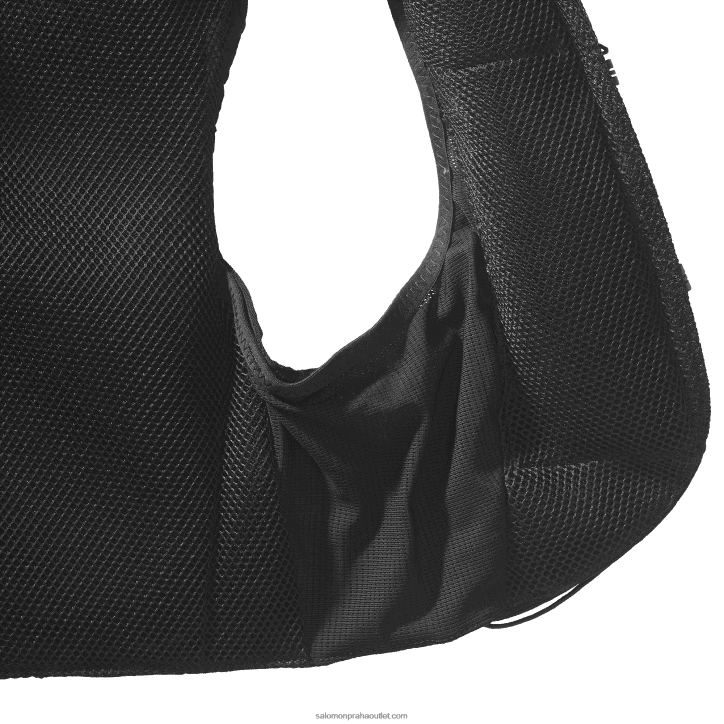 Salomon černá/ebenová pánská běžecká vesta s baňkami v ceně - adv skin 5 28B6317
