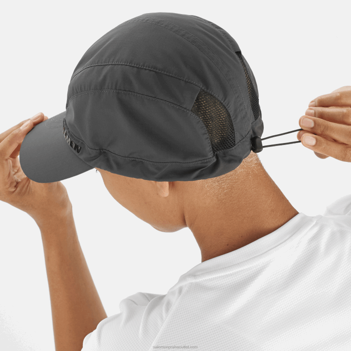 Salomon Tmavě černá pánská čepice - equipe 28B6417