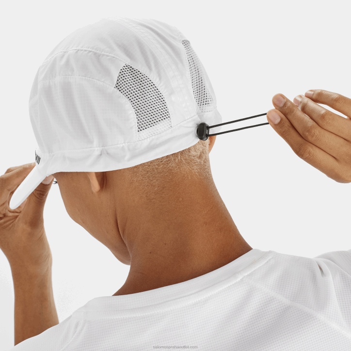 Salomon bílý pánská čepice - equipe 28B6418