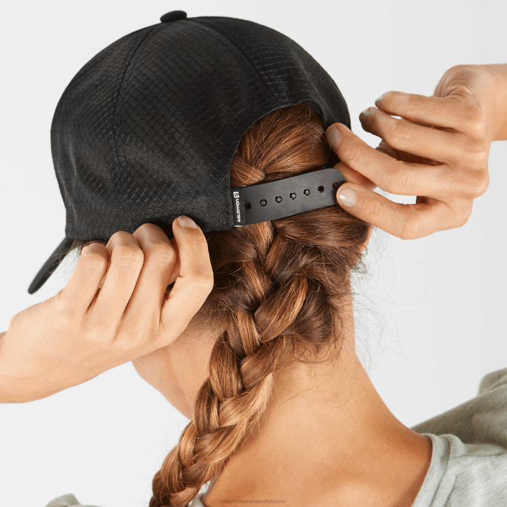 Salomon Černá pánská zahnutá kšiltovka - trucker 28B6438