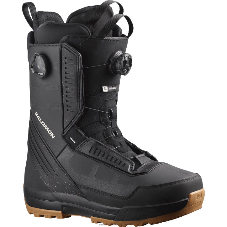 Salomon Černá pánské snowboardové boty - malamut dual boa 28B6582