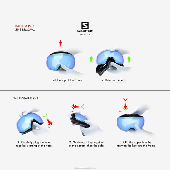Salomon divoká modrá pánské brýle - radium pro sigma 28B6646