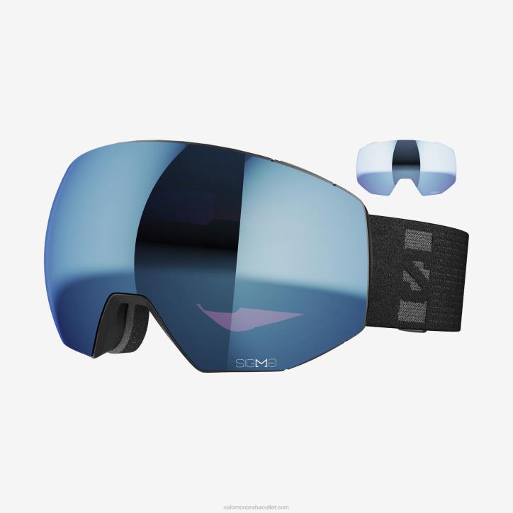 Salomon Černá pánské brýle - radium prime sigma (a extra zorník) 28B6668