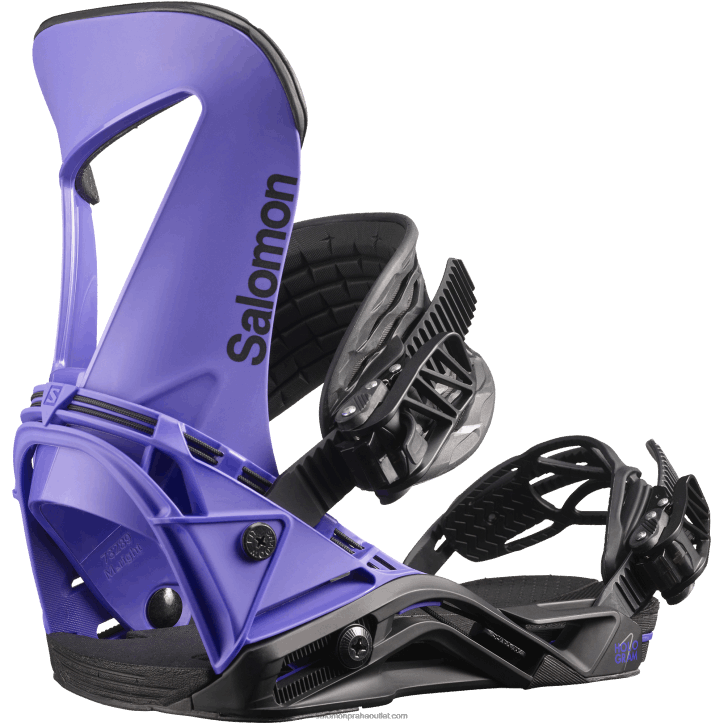 Salomon fialová/černá pánské snowboardové vázání - hologram 28B6617