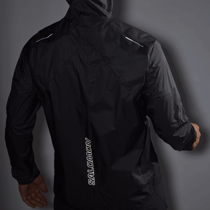 Salomon Tmavě černá pánská svrchní bunda - bonatti voděodolná 28B61101